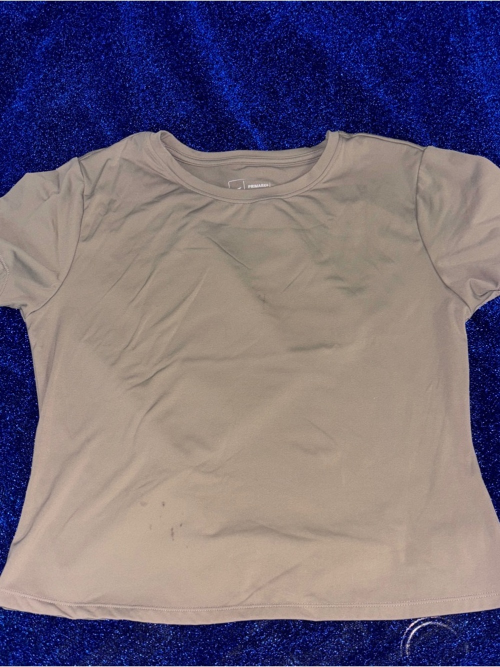 Primark Women's Crew Neck Tee in Taupe Brown